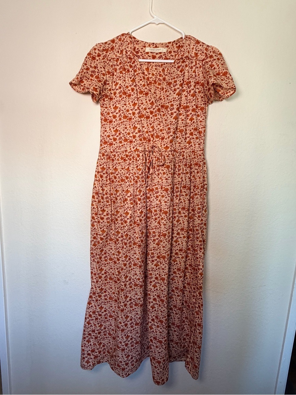 Christy Dawn Dawn Dress XS Organic Cotton Floral Prairie Maxi USA - Picture 9 of 11
